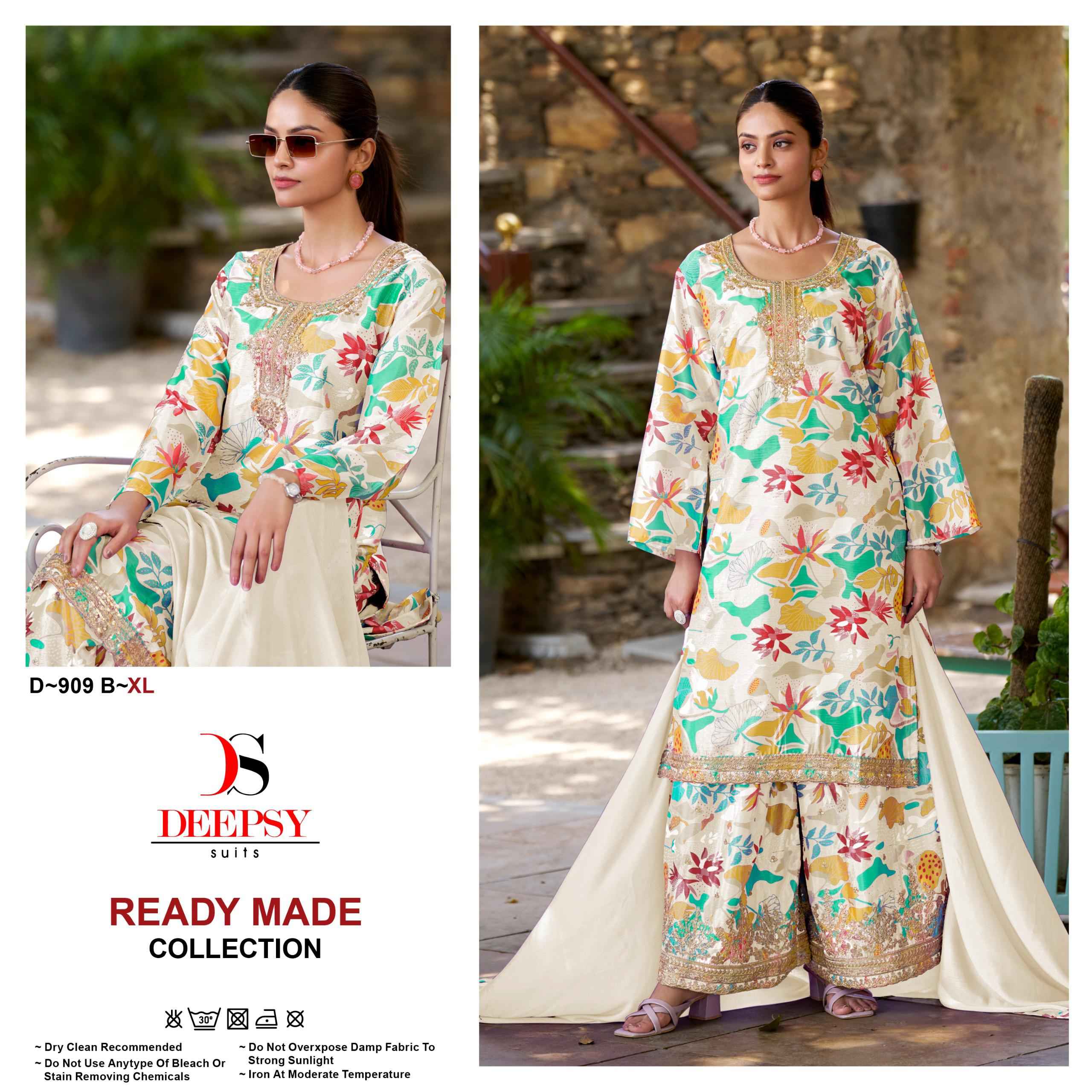 DEEPSY D NO 909 DESIGNER READY TO WEAR COLLCETION AT WHOLESALE PRICE