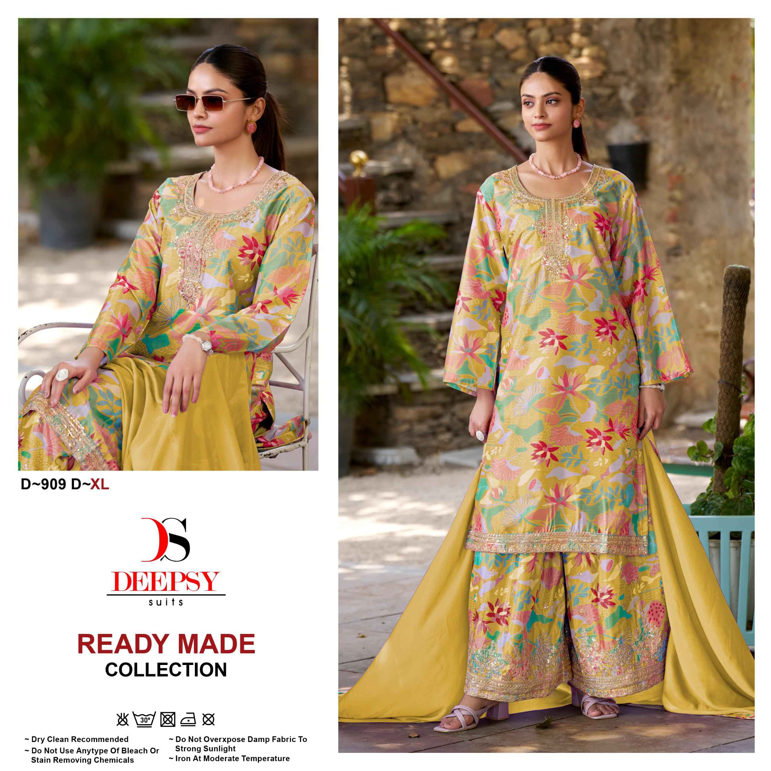 DEEPSY D NO 909 DESIGNER READY TO WEAR COLLCETION AT WHOLESALE PRICE