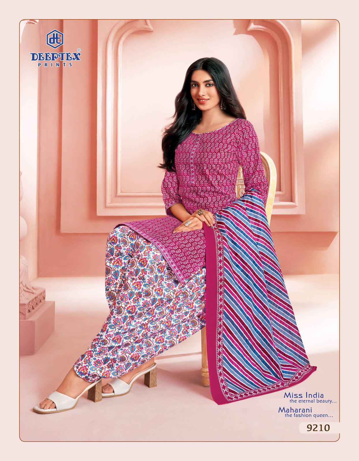 DEEPTEX MISS INDIA VOL-92 PURE COTTON DRESS MATERIAL AT WHOLESALE PRICE