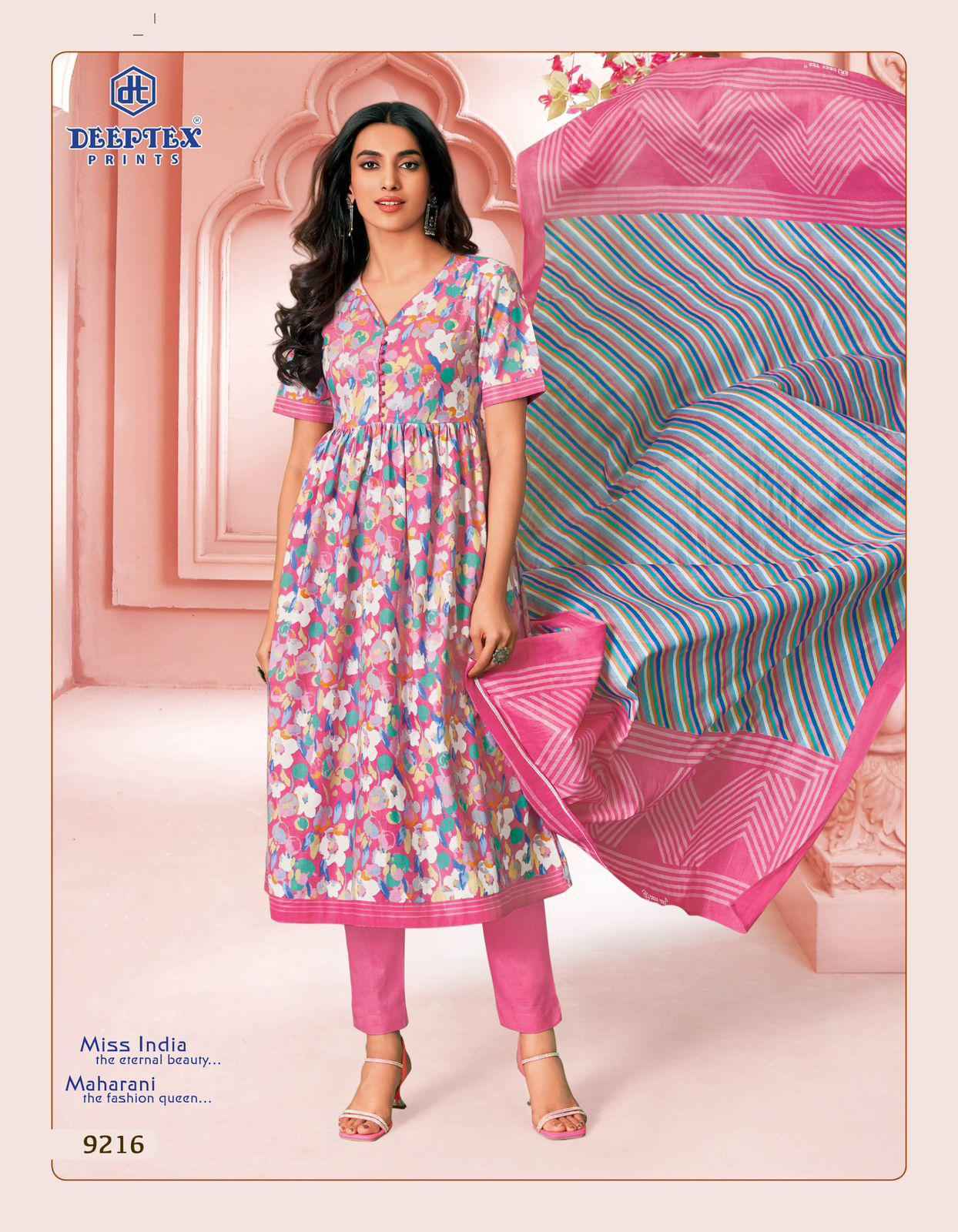 DEEPTEX MISS INDIA VOL-92 PURE COTTON DRESS MATERIAL AT WHOLESALE PRICE