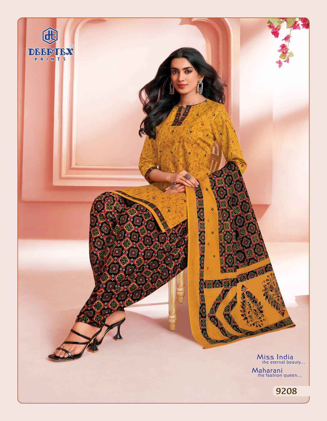 DEEPTEX MISS INDIA VOL-92 PURE COTTON DRESS MATERIAL AT WHOLESALE PRICE