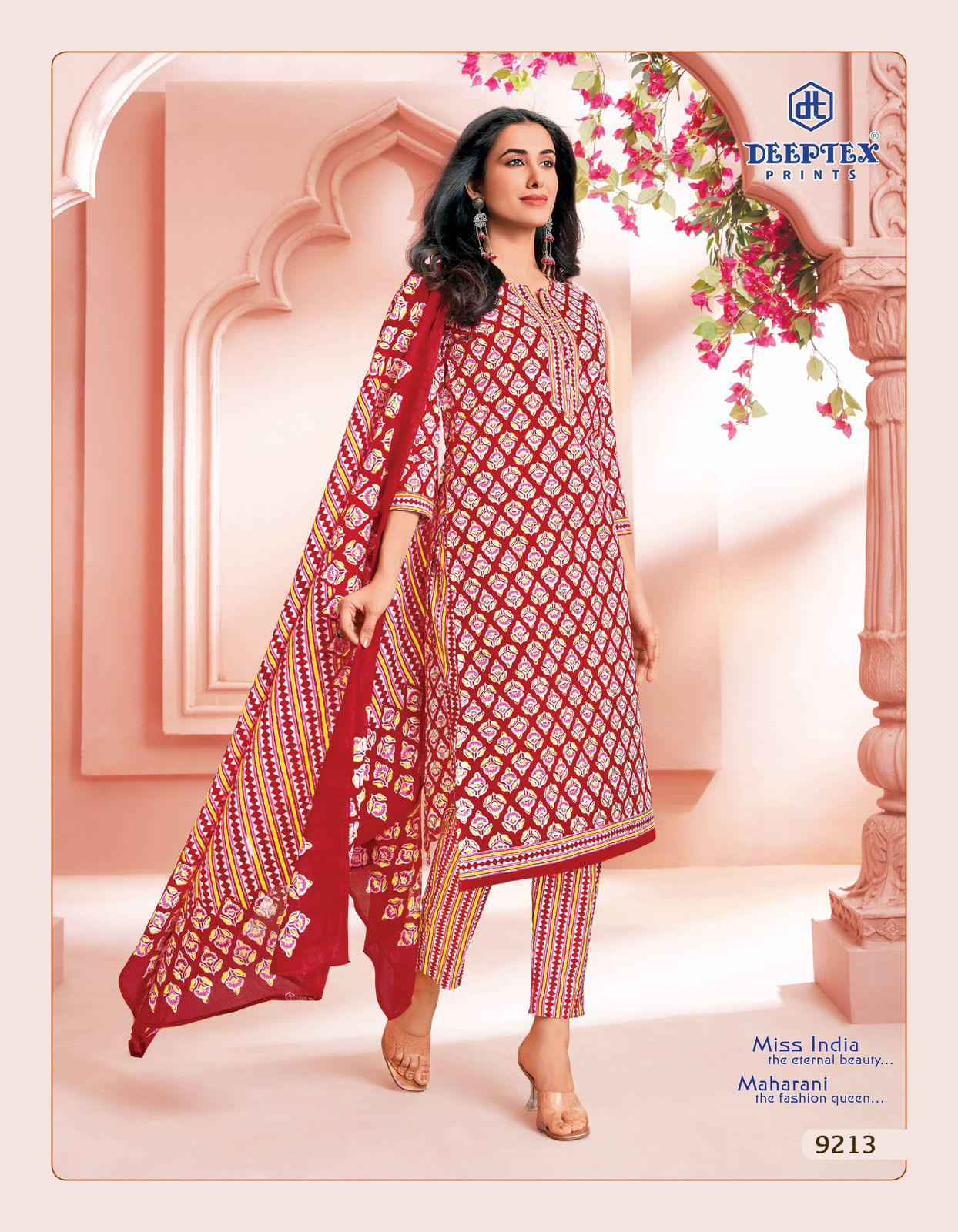DEEPTEX MISS INDIA VOL-92 PURE COTTON DRESS MATERIAL AT WHOLESALE PRICE