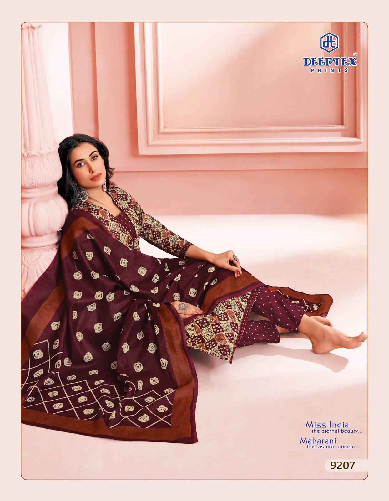 DEEPTEX MISS INDIA VOL-92 PURE COTTON DRESS MATERIAL AT WHOLESALE PRICE