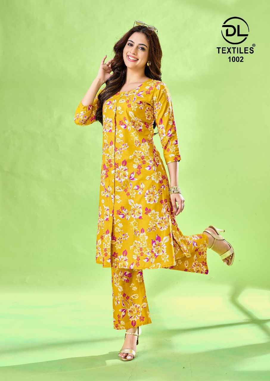 DL A-LINE VOL-1 HEAVY MAL COTTON PRINTED KURTI WITH PLAZZO AT WHOLESALE PRICE