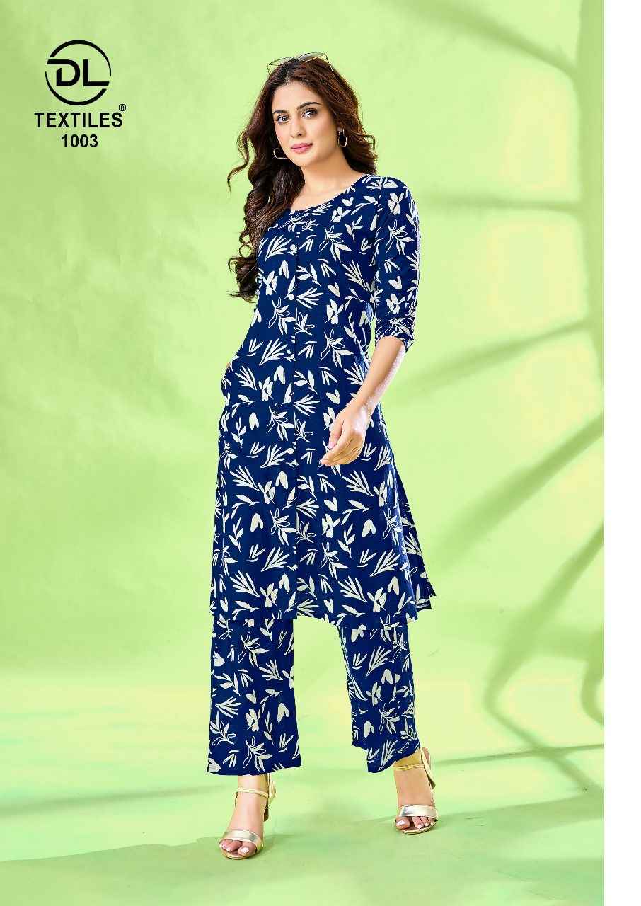 DL A-LINE VOL-1 HEAVY MAL COTTON PRINTED KURTI WITH PLAZZO AT WHOLESALE PRICE