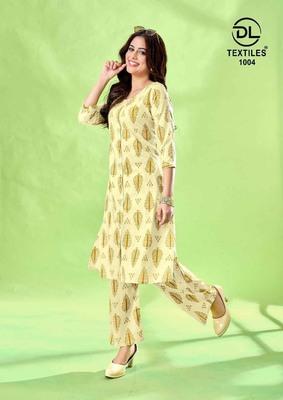 DL A-LINE VOL-1 HEAVY MAL COTTON PRINTED KURTI WITH PLAZZO AT WHOLESALE PRICE