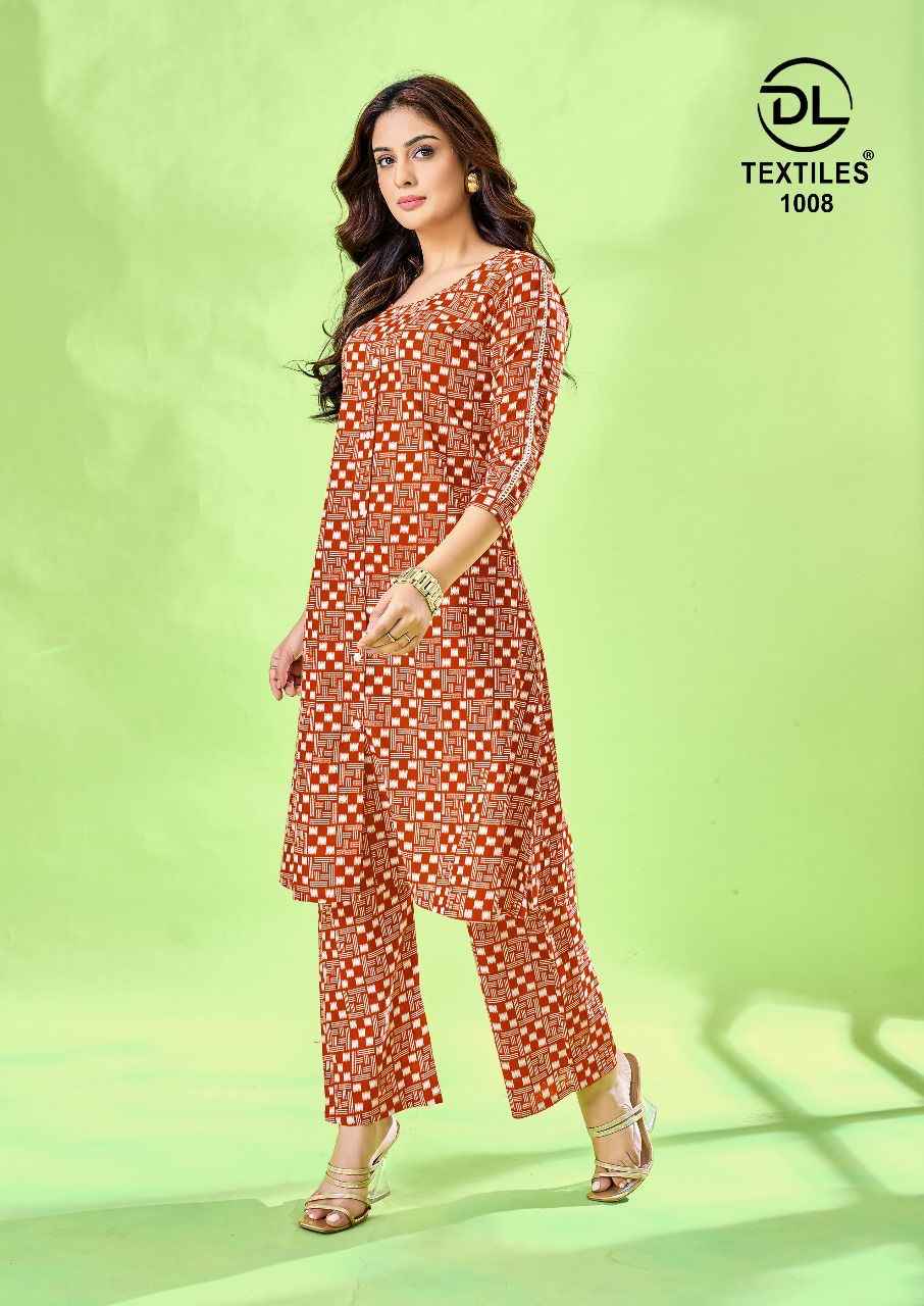 DL A-LINE VOL-1 HEAVY MAL COTTON PRINTED KURTI WITH PLAZZO AT WHOLESALE PRICE