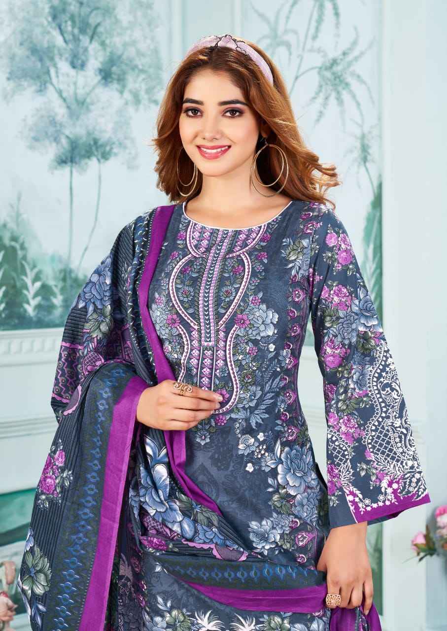 GANESHJI KARACHI KING VOL-01 SOFT COTTON DRESS MATERIAL AT WHOLESALE PRICE