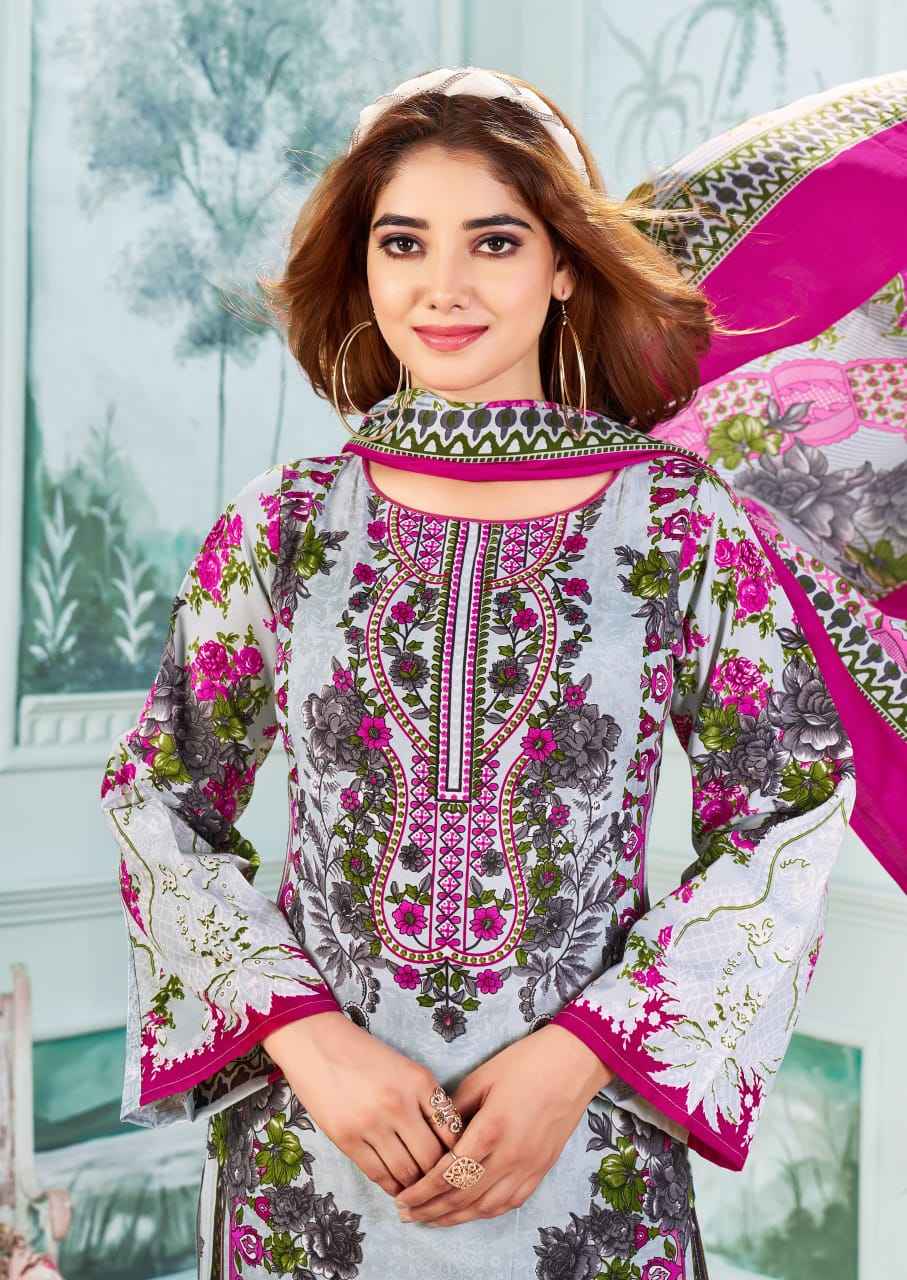 GANESHJI KARACHI KING VOL-01 SOFT COTTON DRESS MATERIAL AT WHOLESALE PRICE