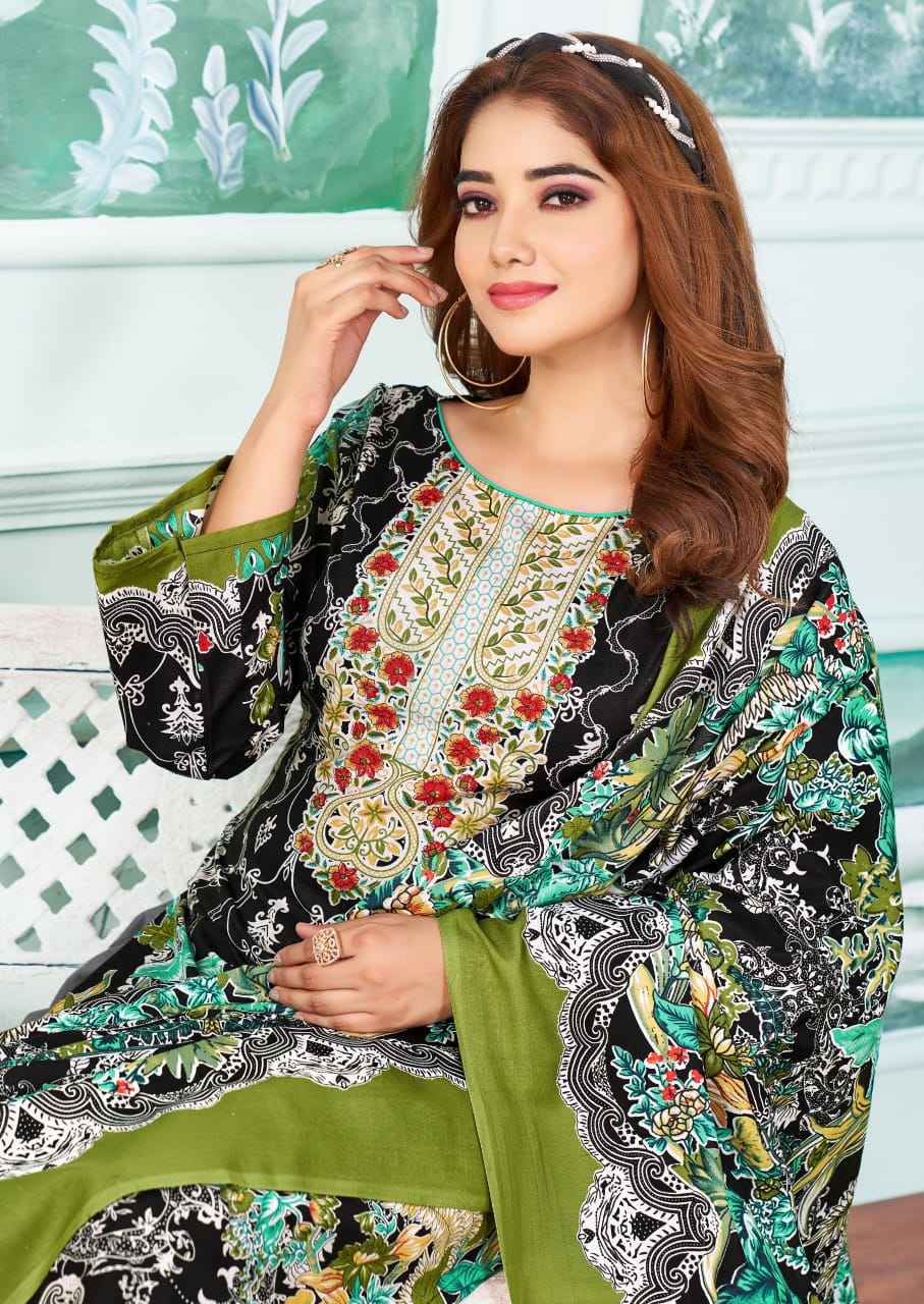 GANESHJI KARACHI KING VOL-01 SOFT COTTON DRESS MATERIAL AT WHOLESALE PRICE