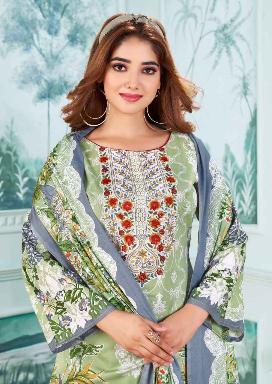 GANESHJI KARACHI KING VOL-01 SOFT COTTON DRESS MATERIAL AT WHOLESALE PRICE