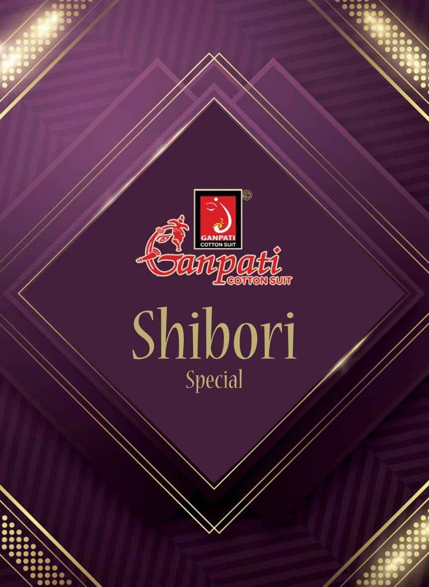 GANPATI SHIBORI SPECIAL VOL-01 HEAVY COTTON PRINTED DRESS MATERIAL AT WHOLESALE PRICE