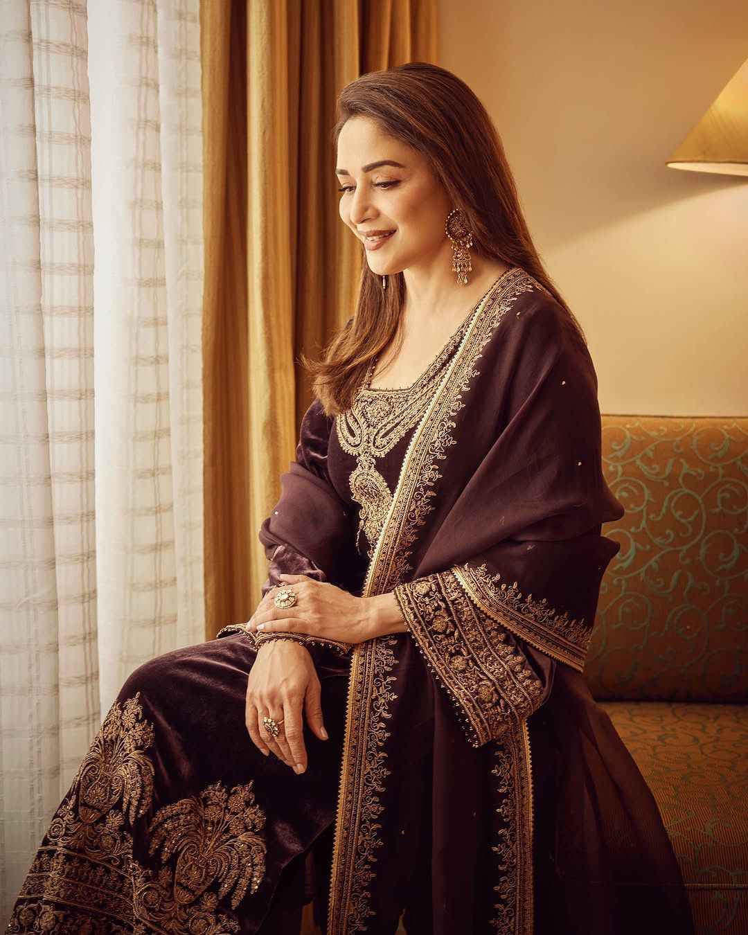 HEAVY CHINON SILK SEQUENCE EMBROIDERY TOP BOTTOM AND DUPATTA SET AT WHOLESALE PRICE