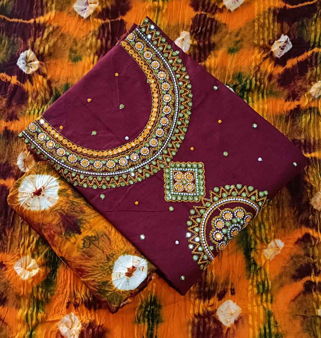 JLF PRACHI EDITION-7 HEAVY REYON MATERIAL EMBROIDERY DRESS MATERIAL AT WHOLESALE PRICE