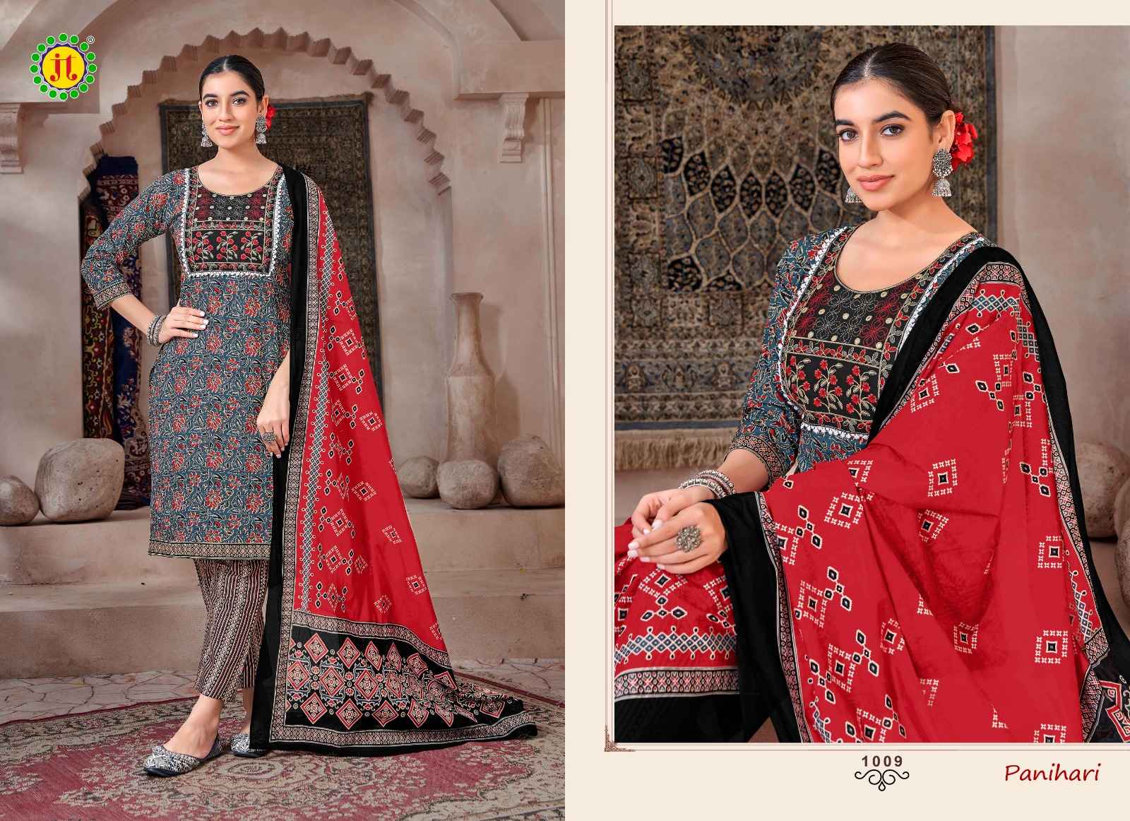 JT PANIHARI VOL 1 PURE COTTONDRESS MATERIAL AT WHOLESALE PRICE