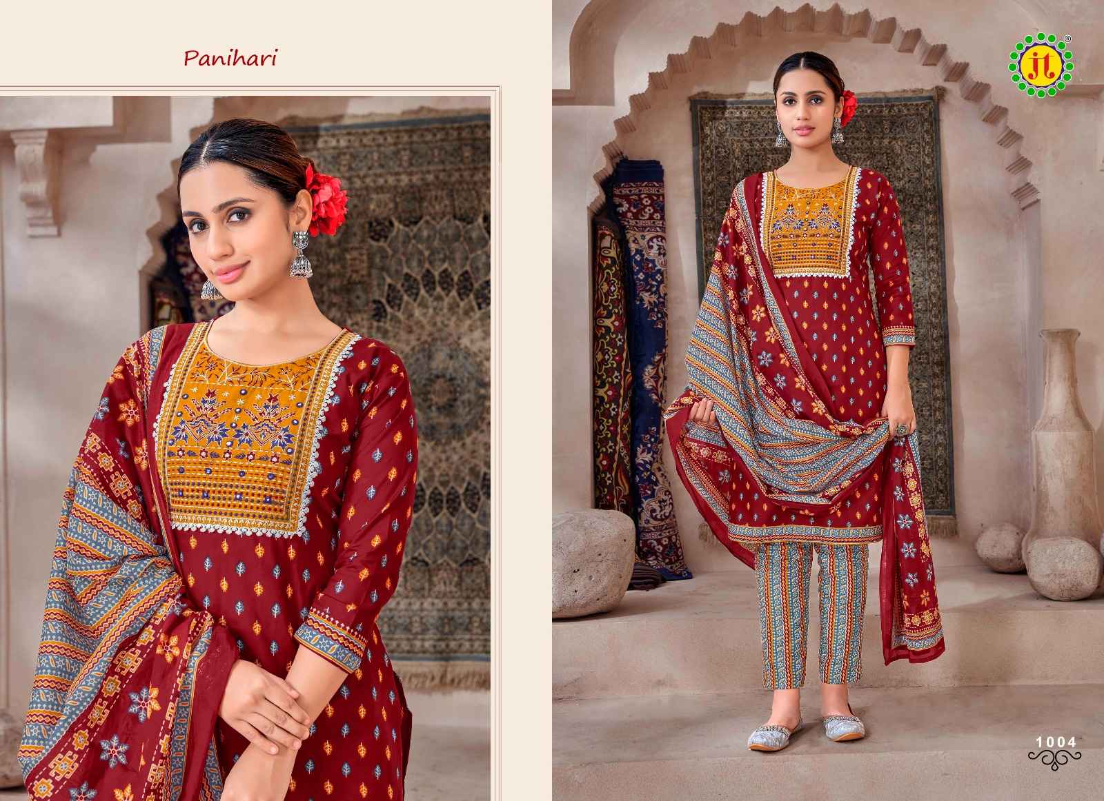 JT PANIHARI VOL 1 PURE COTTONDRESS MATERIAL AT WHOLESALE PRICE