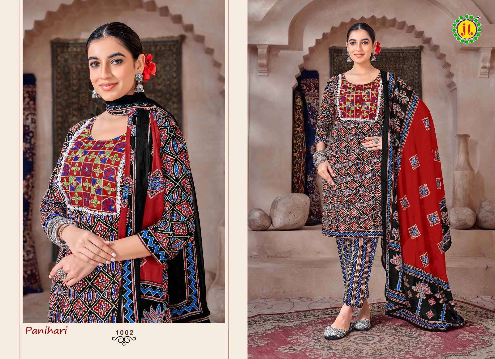 JT PANIHARI VOL 1 PURE COTTONDRESS MATERIAL AT WHOLESALE PRICE