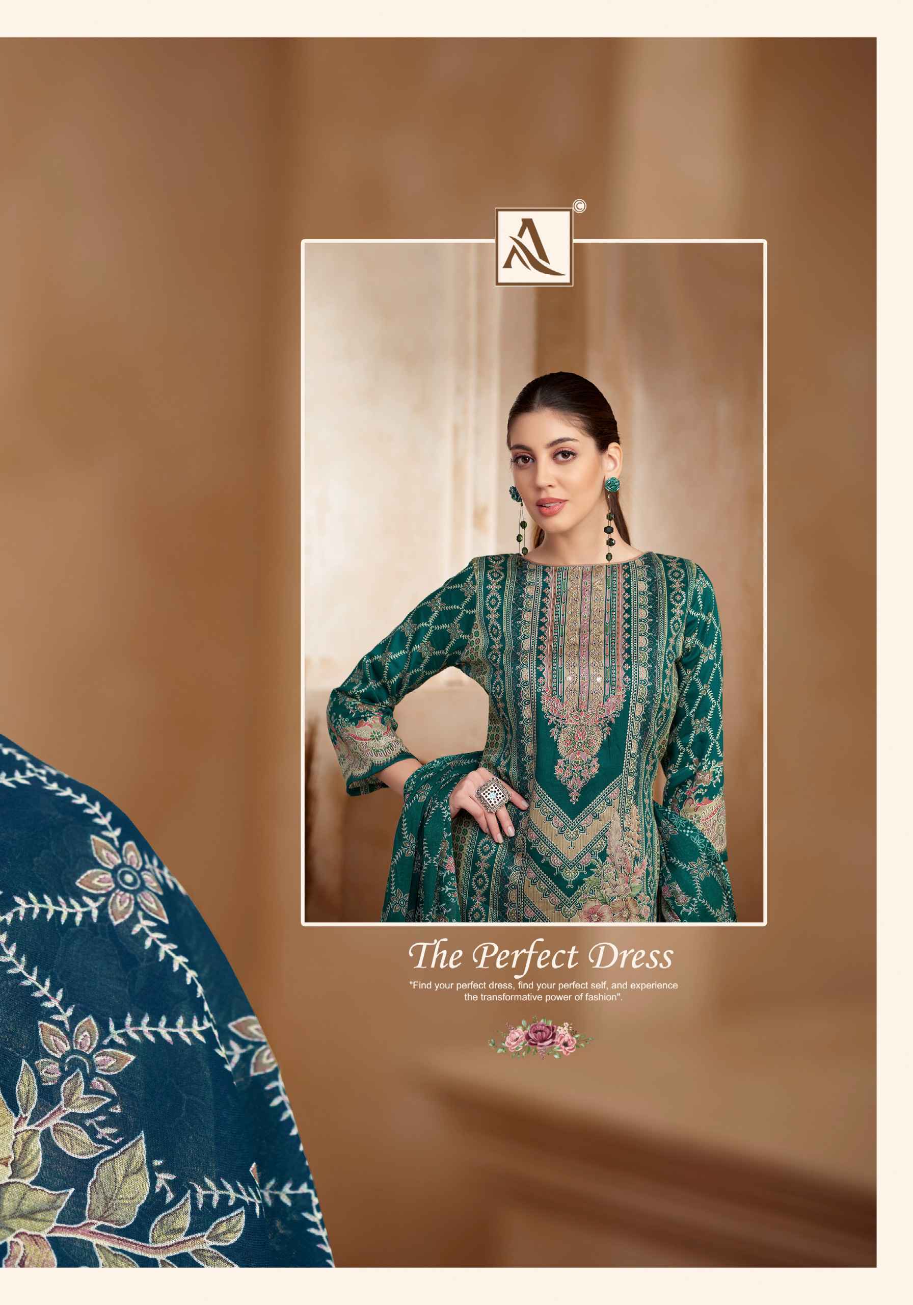 ALOK KAARA PURE ZAM COTTON FANCY PRINTED DRESS MATERIAL AT WHOLESALE PRICE