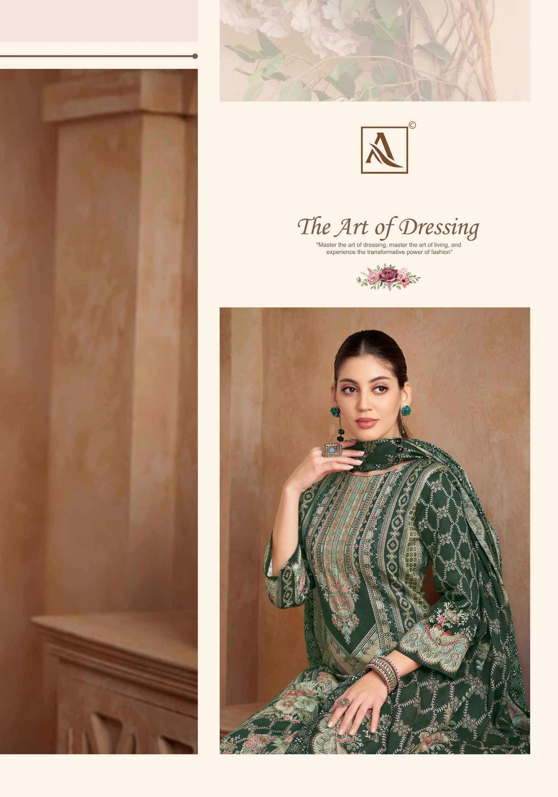 ALOK KAARA PURE ZAM COTTON FANCY PRINTED DRESS MATERIAL AT WHOLESALE PRICE