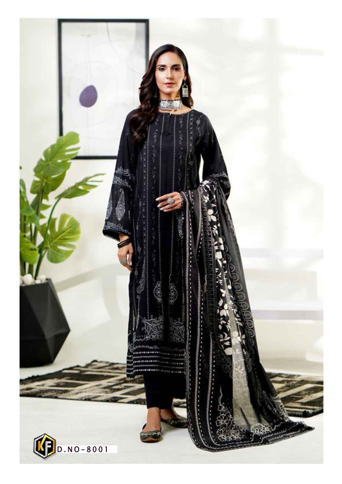 KEVAL ROHA VOL-08  HEAVY COTTON PRINTED KARACHI DRESS MATERIAL AT WHOLESALE PRICE