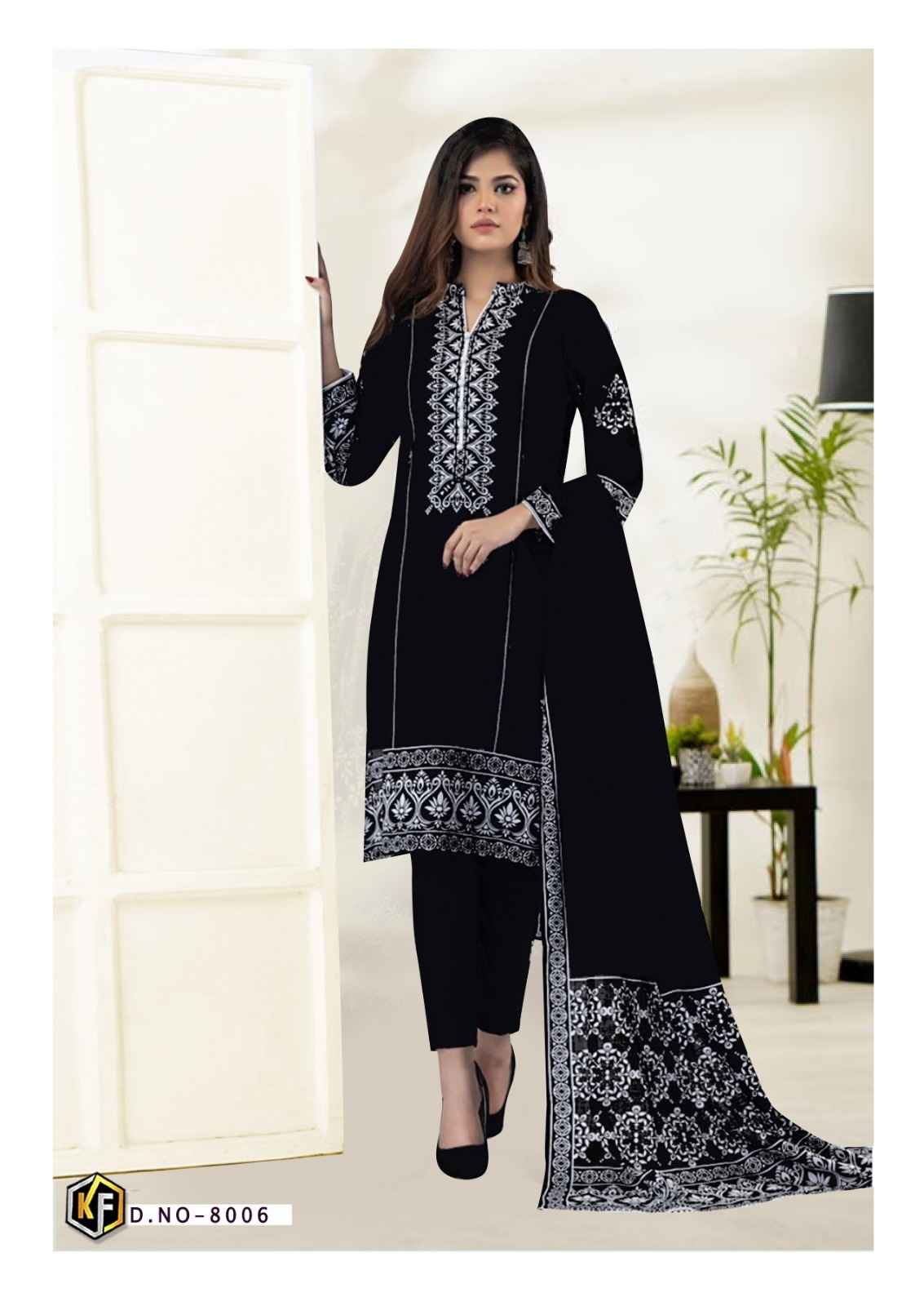 KEVAL ROHA VOL-08  HEAVY COTTON PRINTED KARACHI DRESS MATERIAL AT WHOLESALE PRICE