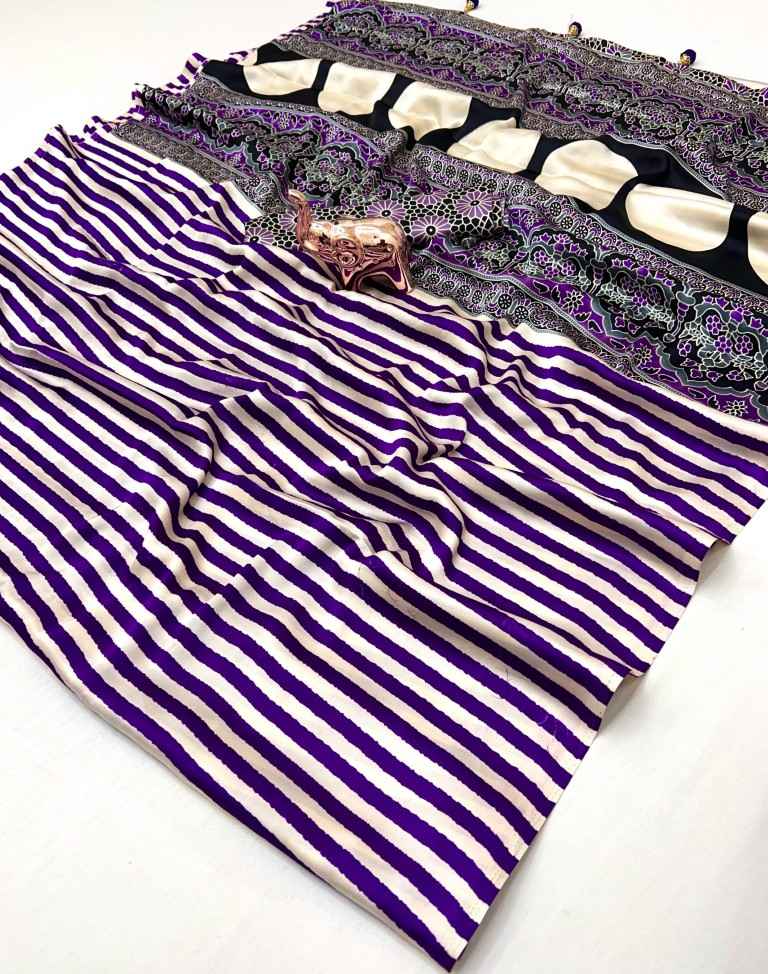 KUTCHI AJARKH PRINT SEMI GAJI WITH LEHARIYA PRINTED SAREE AT WHOLESALE PRICE
