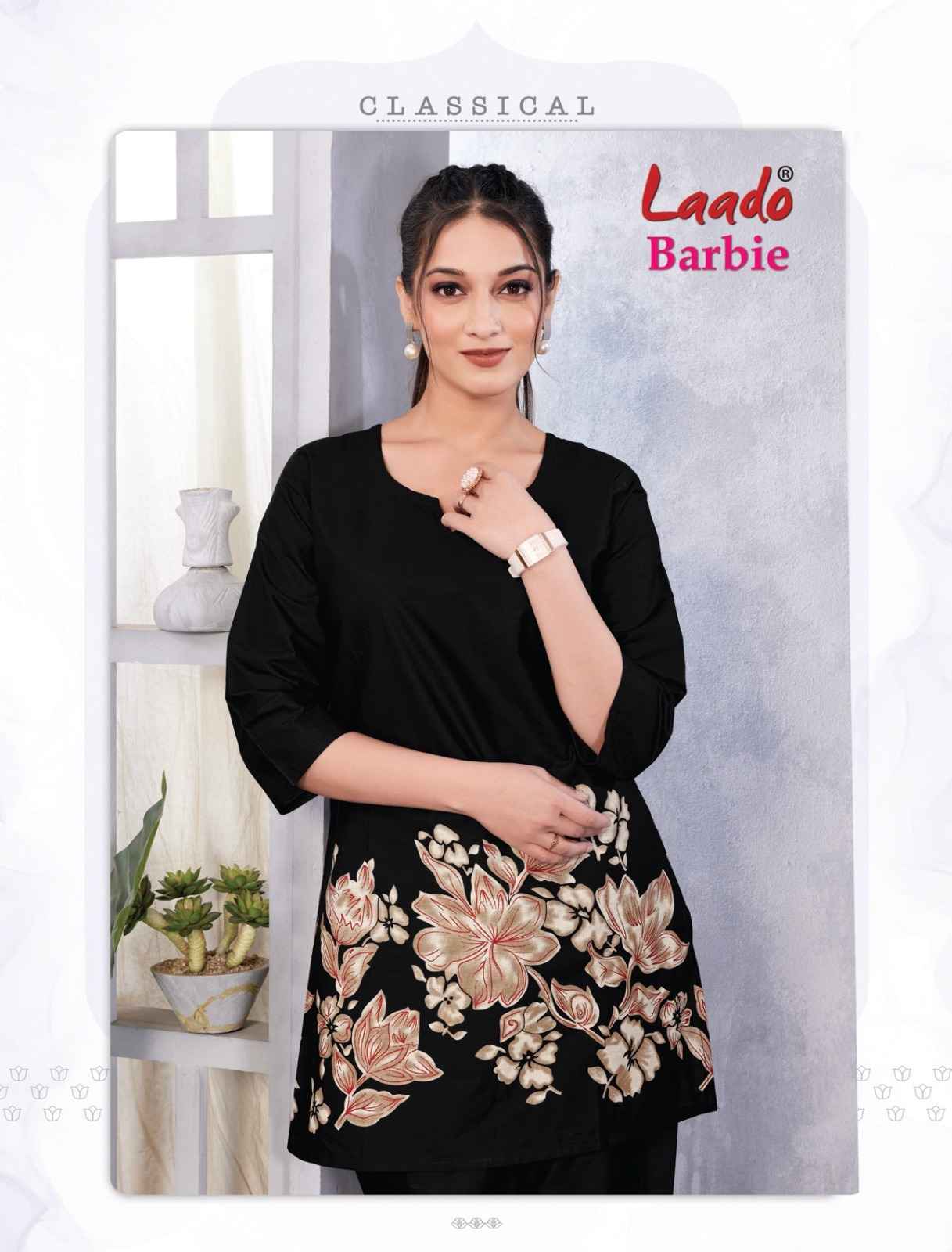 LAADO BARBIE VOL-2 PURE COTTON PRINTED CORD SET AT WHOLESALE PRICE