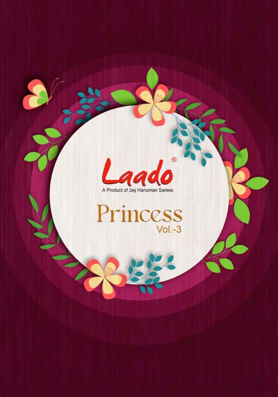 LAADO PRINCESS VOL-03 PURE COTTON PRINTED  DRESS MATERIAL AT WHOLESALE PRICE