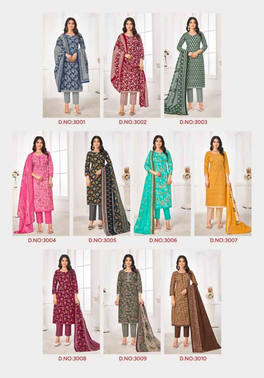 LAADO PRINCESS VOL-03 PURE COTTON PRINTED  DRESS MATERIAL AT WHOLESALE PRICE