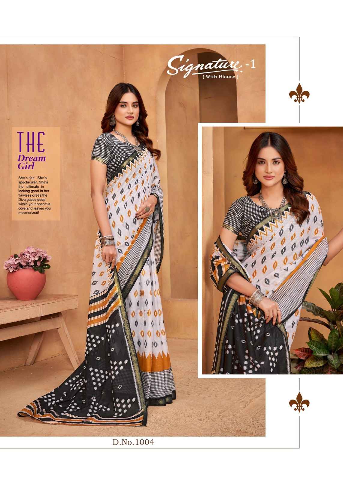 LAKHANI SIGNATURE VOL-01 PURE COTTON SAREE AT WHOLESALE PRICE