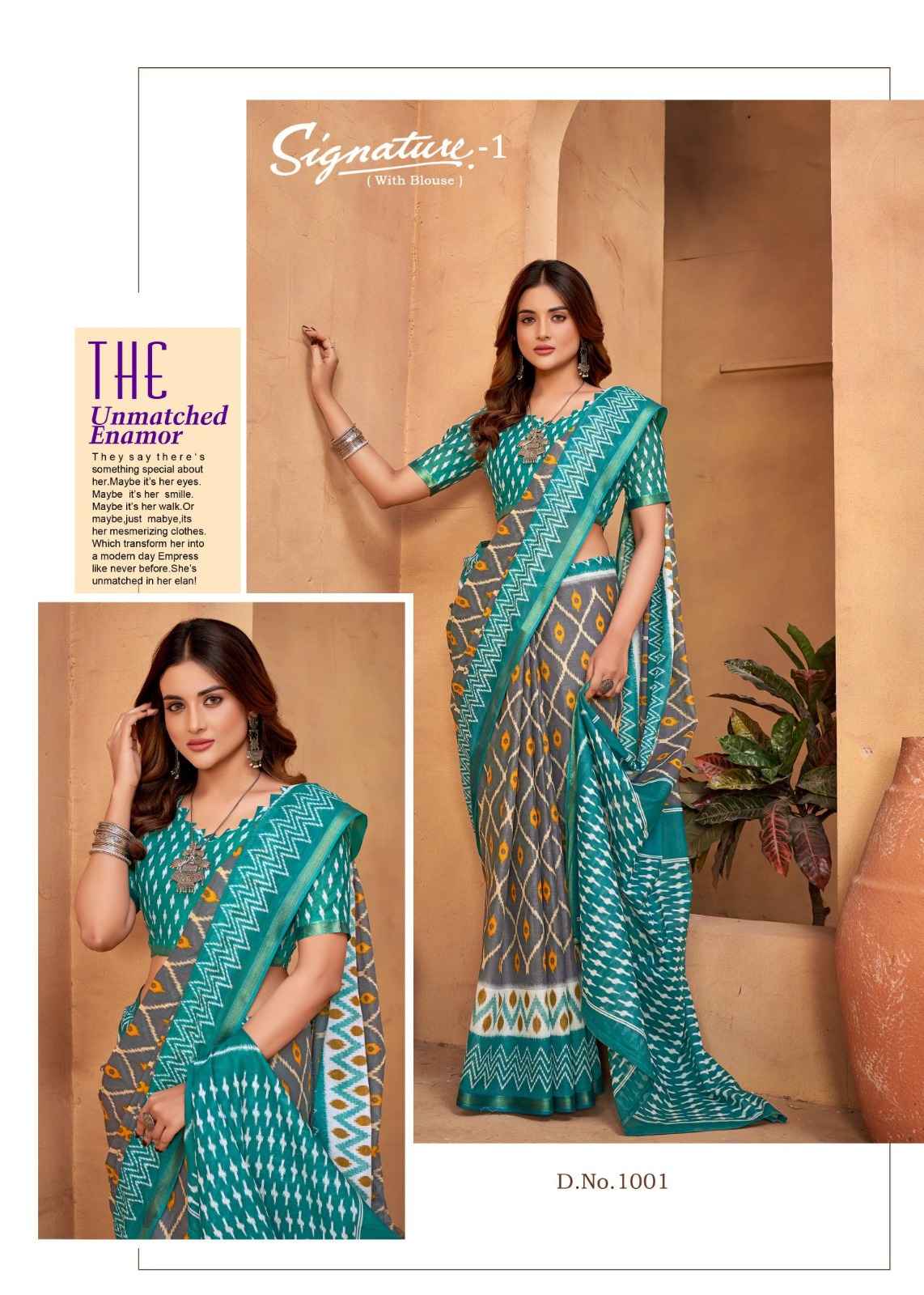 LAKHANI SIGNATURE VOL-01 PURE COTTON SAREE AT WHOLESALE PRICE