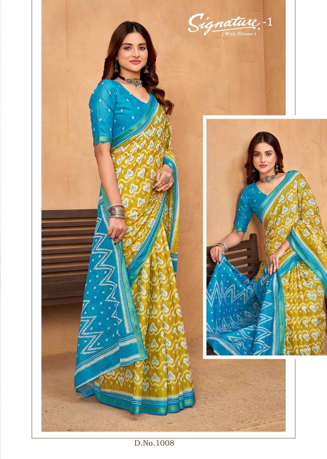 LAKHANI SIGNATURE VOL-01 PURE COTTON SAREE AT WHOLESALE PRICE