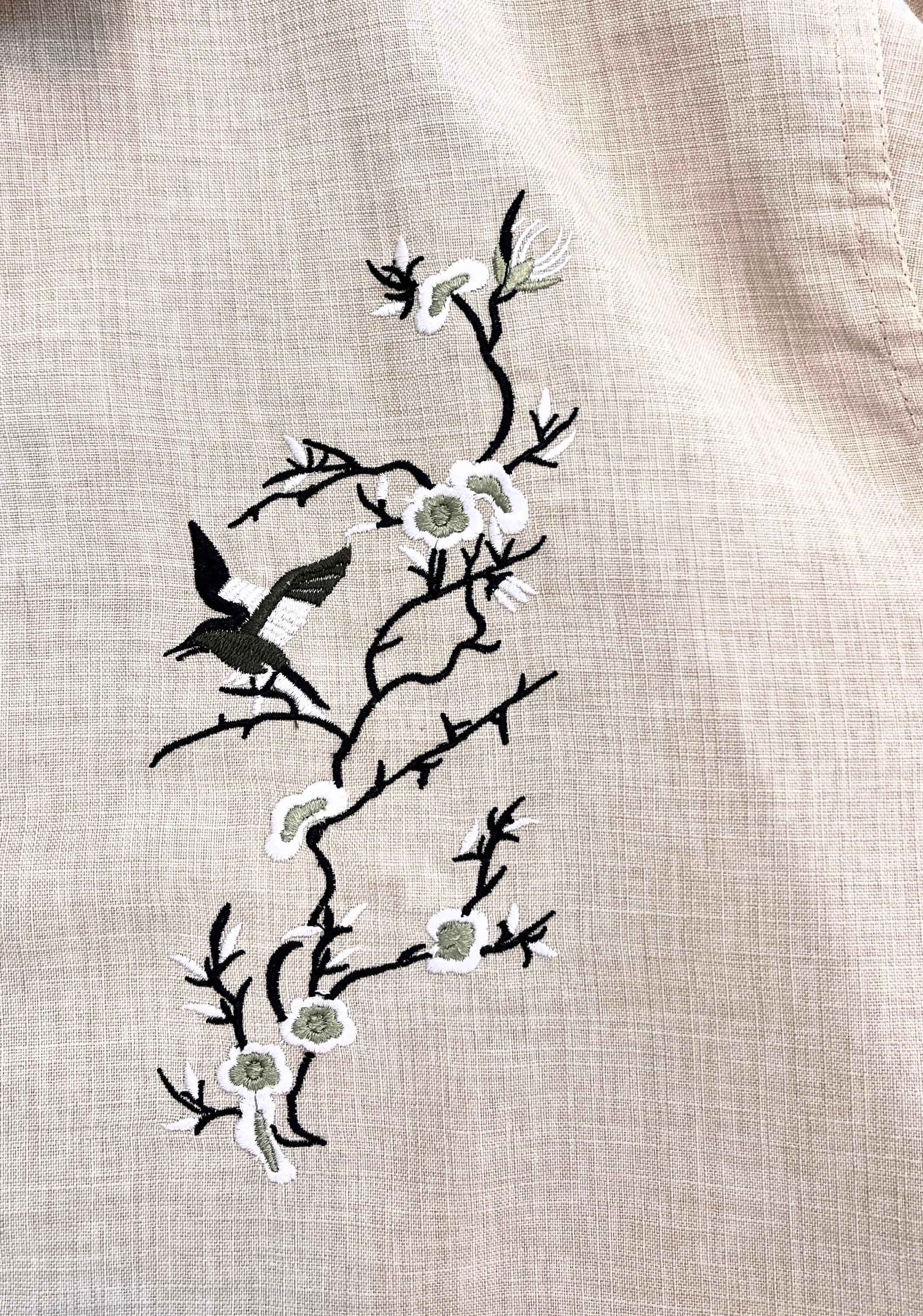 LINEN EMBROIDERY WORK MENS SHIRT AT WHOLESALE PRICE