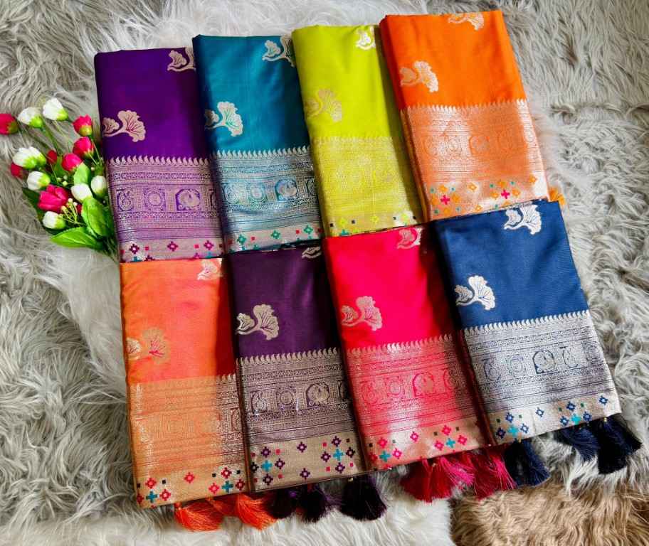 LOTUS PAITHANI SILK WITH NARAYANPETH BORDER SAREE AT WHOLESALE PRICE