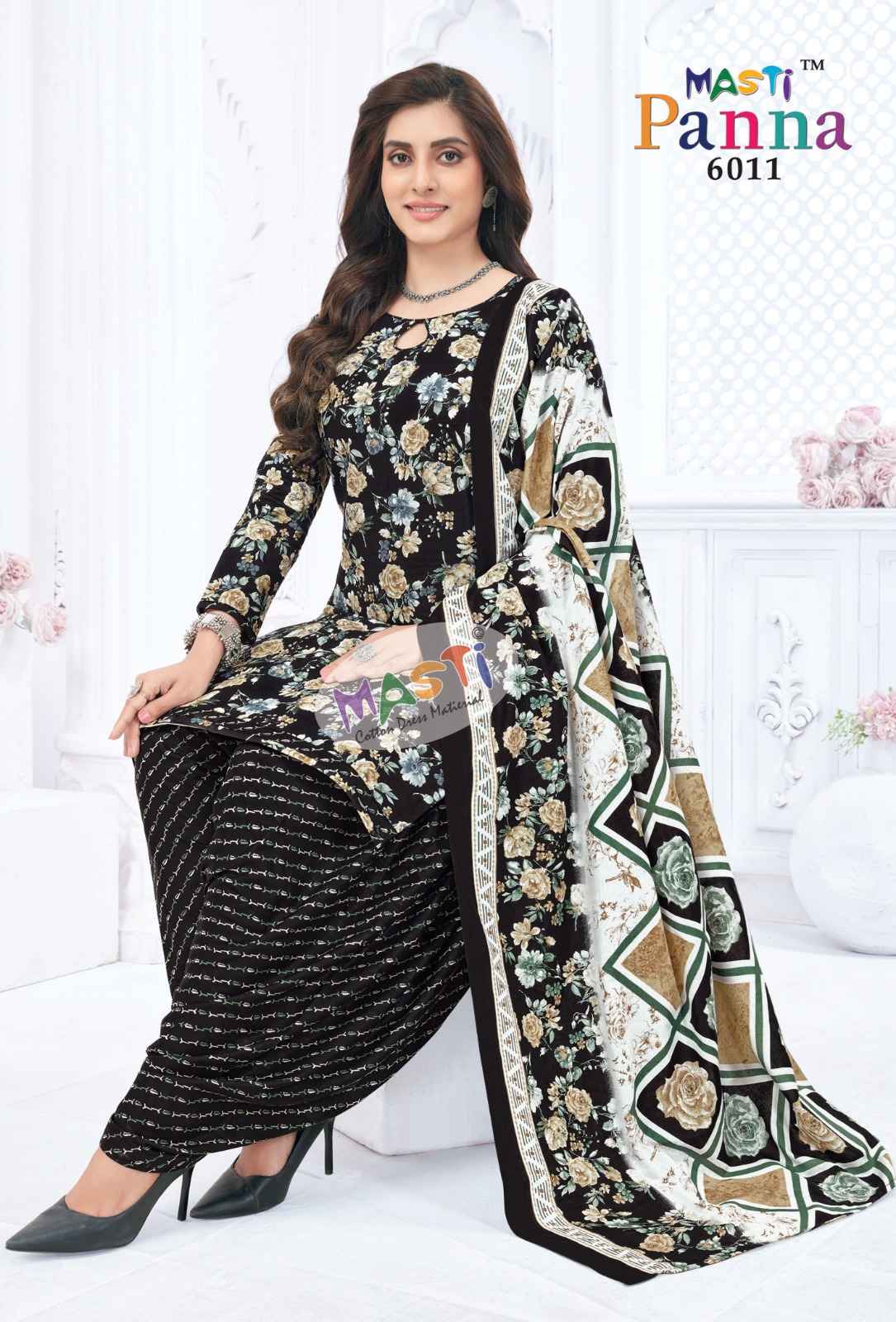 MASTI PANNA VOL 6 PURE COTTON PRINTED DRESS MATERIAL AT WHOLESALE PRICE