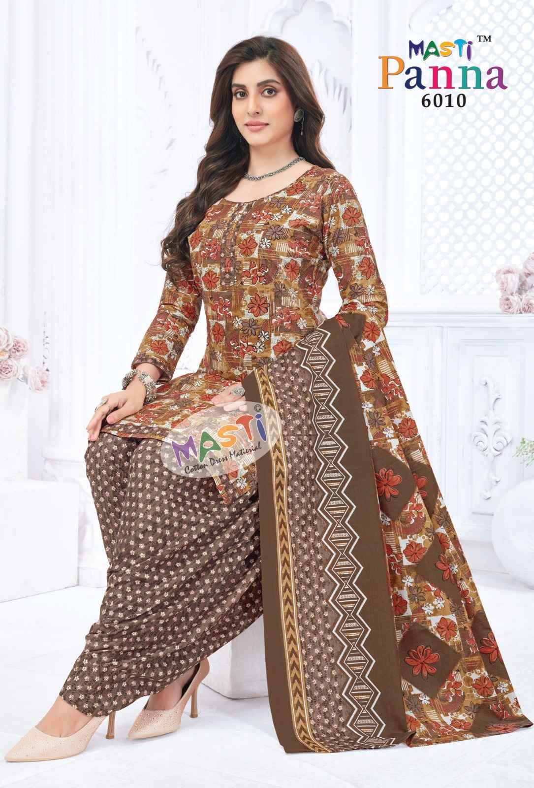 MASTI PANNA VOL 6 PURE COTTON PRINTED DRESS MATERIAL AT WHOLESALE PRICE