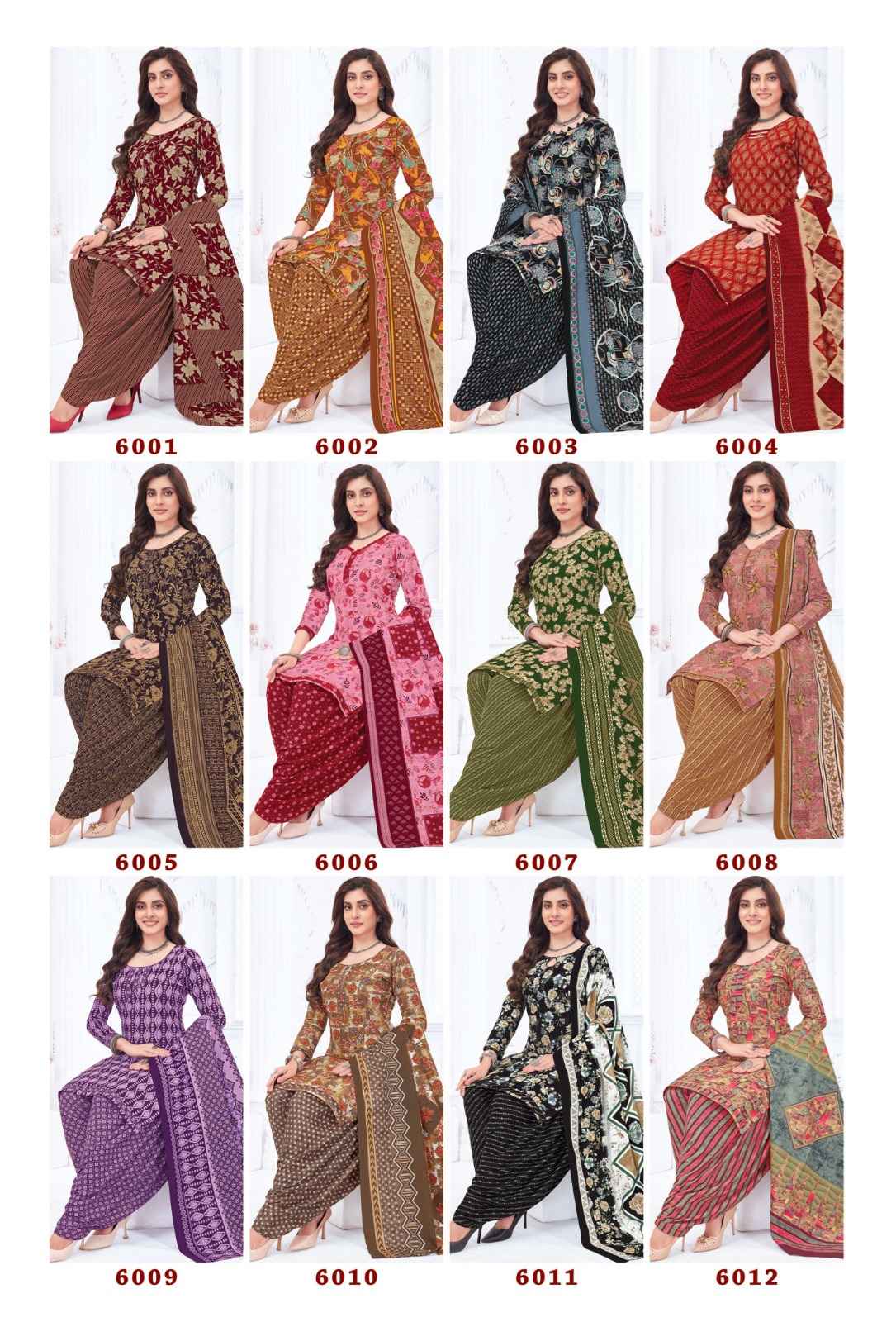 MASTI PANNA VOL 6 PURE COTTON PRINTED DRESS MATERIAL AT WHOLESALE PRICE