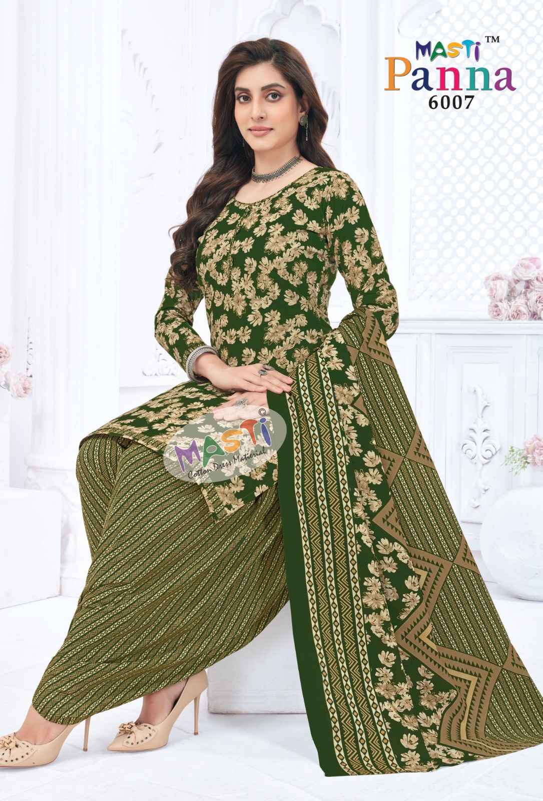 MASTI PANNA VOL 6 PURE COTTON PRINTED DRESS MATERIAL AT WHOLESALE PRICE