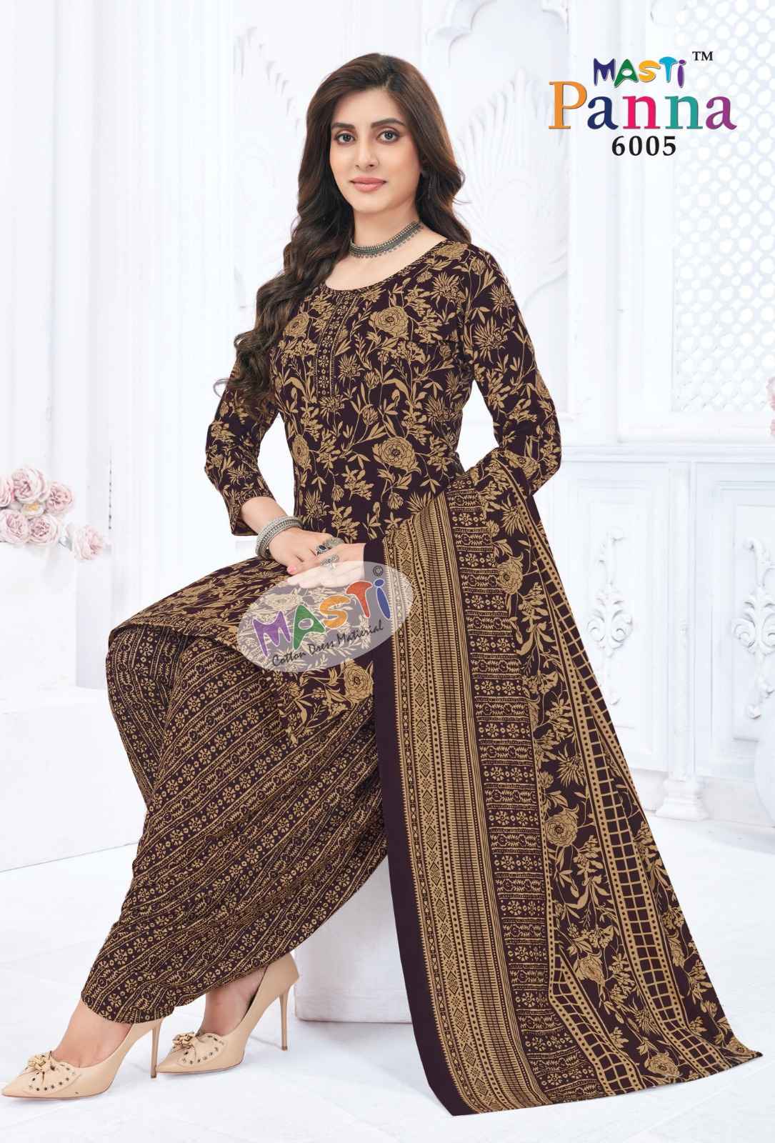 MASTI PANNA VOL 6 PURE COTTON PRINTED DRESS MATERIAL AT WHOLESALE PRICE