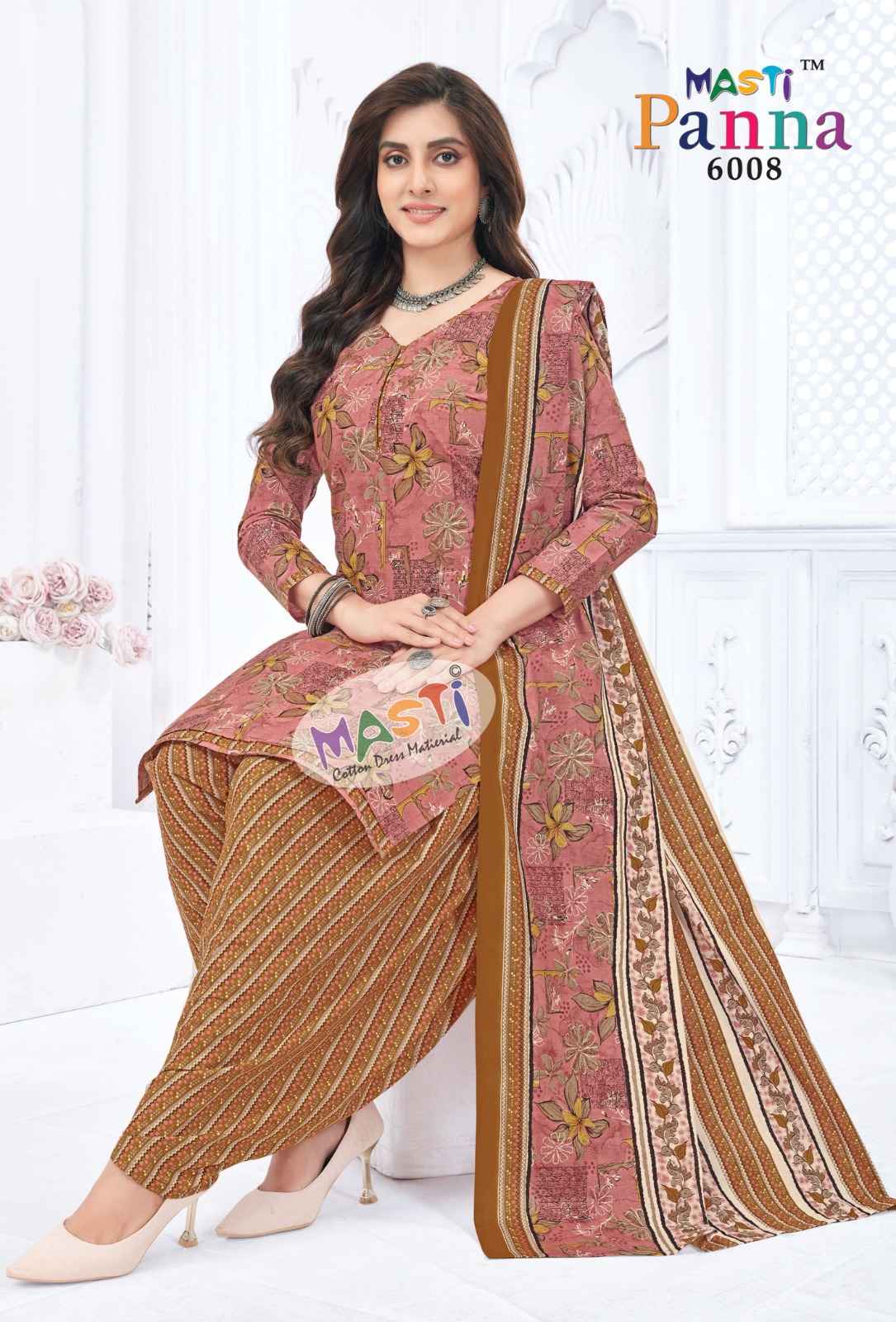 MASTI PANNA VOL 6 PURE COTTON PRINTED DRESS MATERIAL AT WHOLESALE PRICE