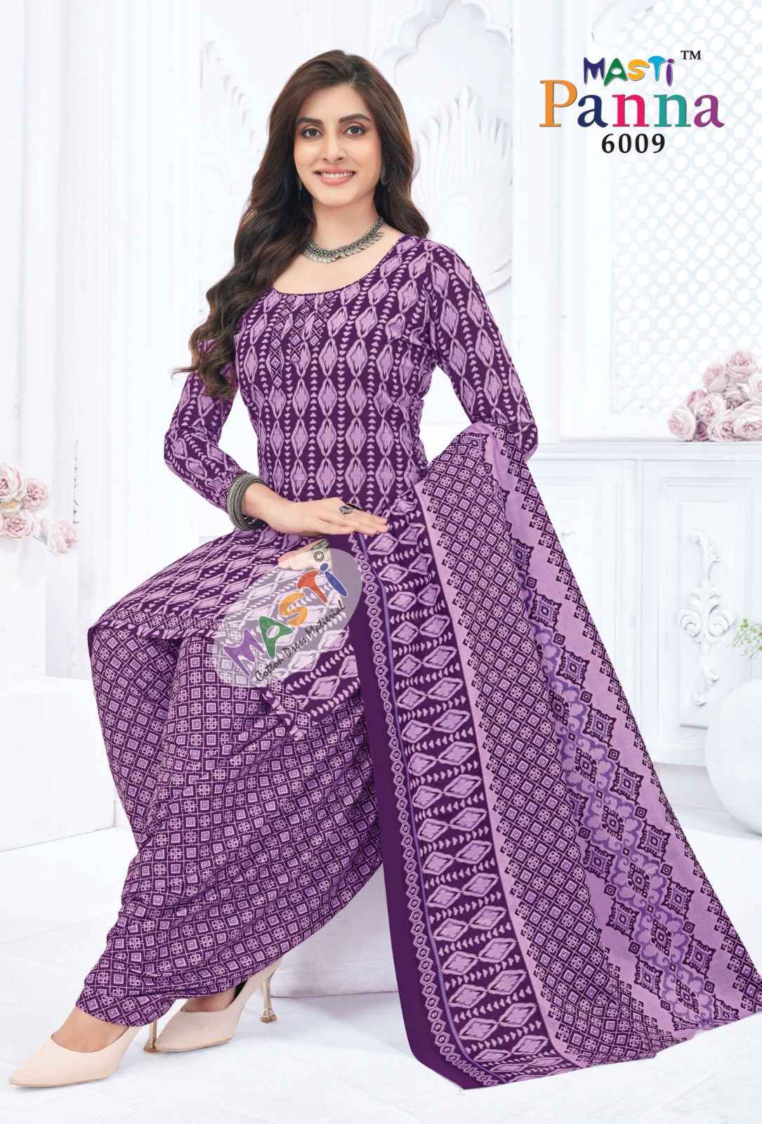 MASTI PANNA VOL 6 PURE COTTON PRINTED DRESS MATERIAL AT WHOLESALE PRICE