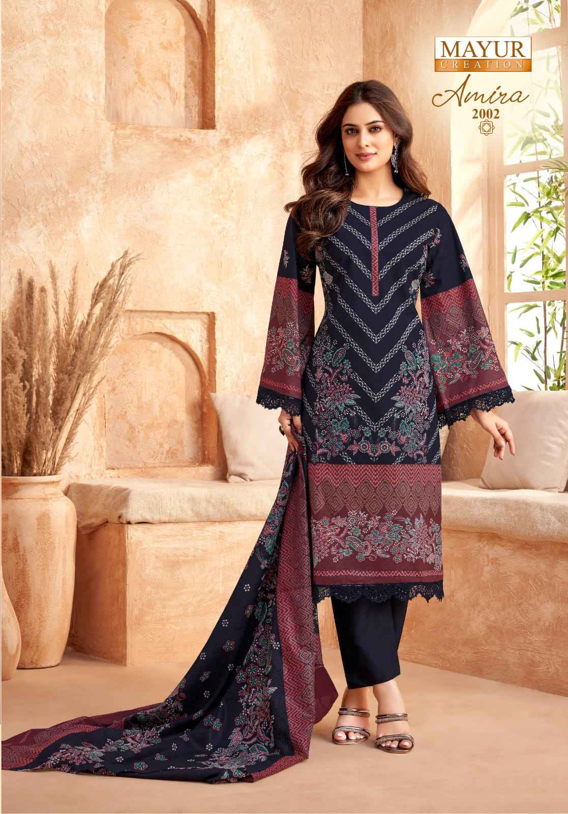 MAYUR AMIRA VOL 2 LAWN COTTON DRESS MATERIAL AT WHOLESALE PRICE