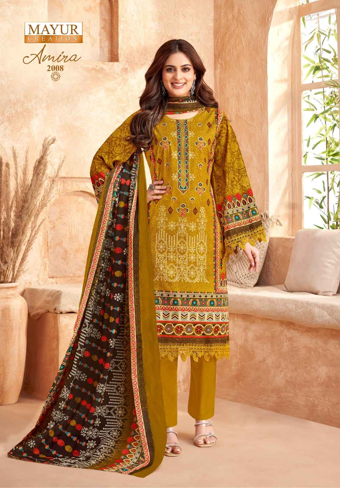 MAYUR AMIRA VOL 2 LAWN COTTON DRESS MATERIAL AT WHOLESALE PRICE