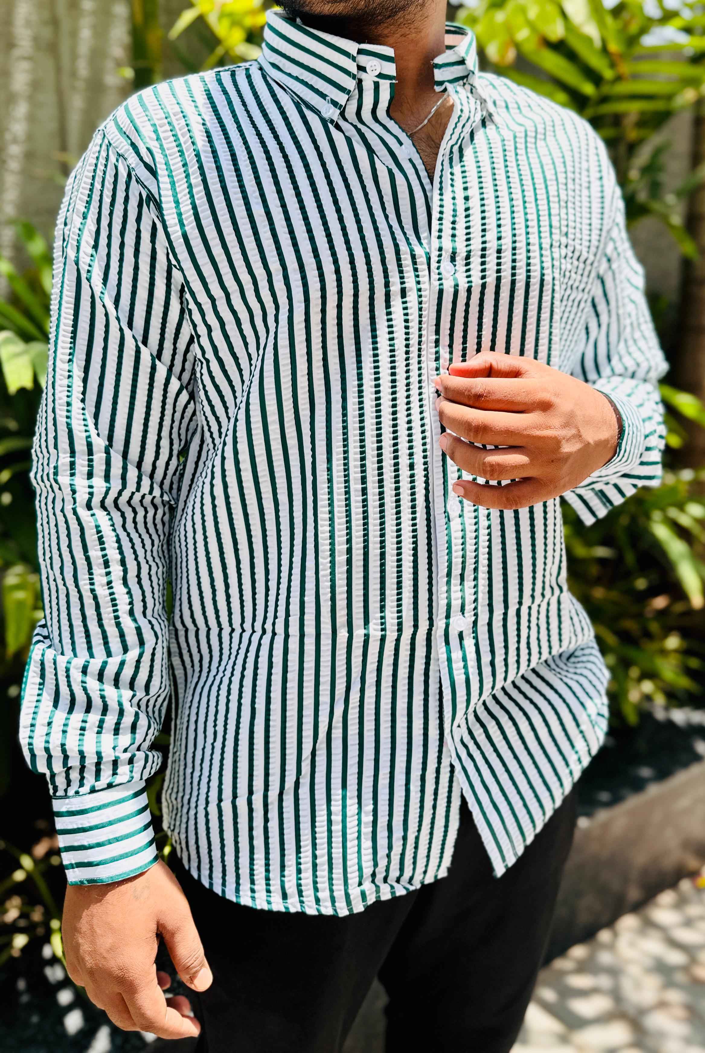 MEN CRUSH FABRIC FULL SLEEVE FORMAL SHIRT AT WHOLESALE PRICE