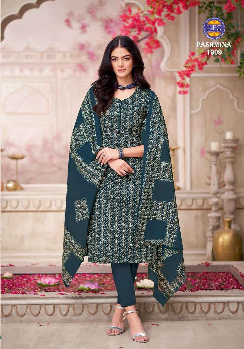 MFC PASHMINA VOL-19 PURE HEAVY COTTON PRINT DRESS MATERIAL AT WHOLESALE PRICE