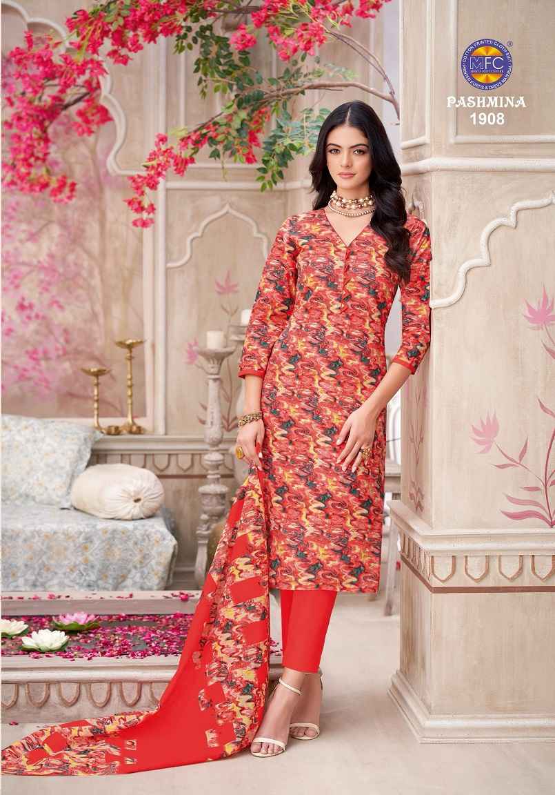 MFC PASHMINA VOL-19 PURE HEAVY COTTON PRINT DRESS MATERIAL AT WHOLESALE PRICE