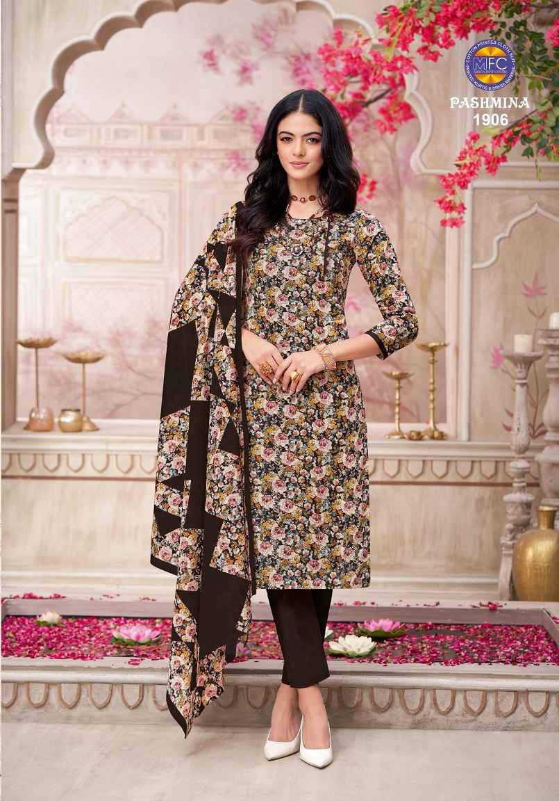 MFC PASHMINA VOL-19 PURE HEAVY COTTON PRINT DRESS MATERIAL AT WHOLESALE PRICE