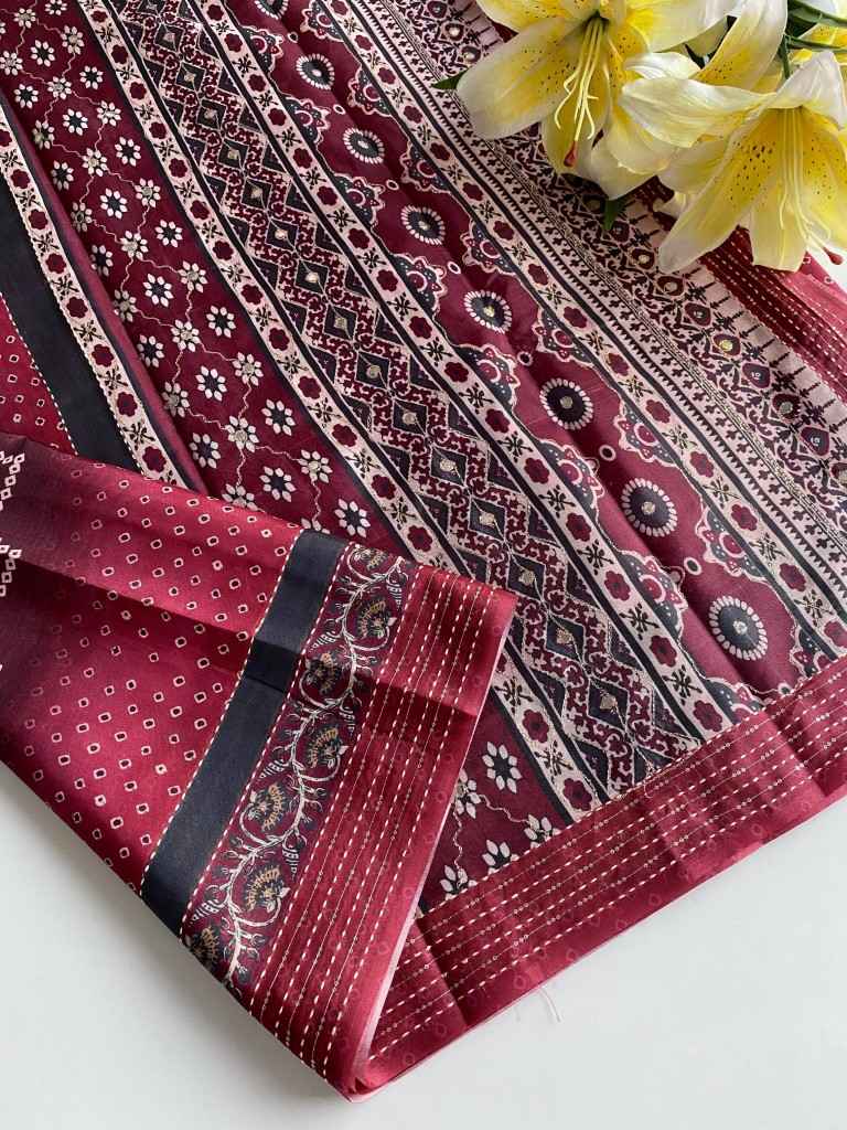 PREMIUM BLEND SILK BANDHANI PRINT SAREE AT WHOLESALE PRICE