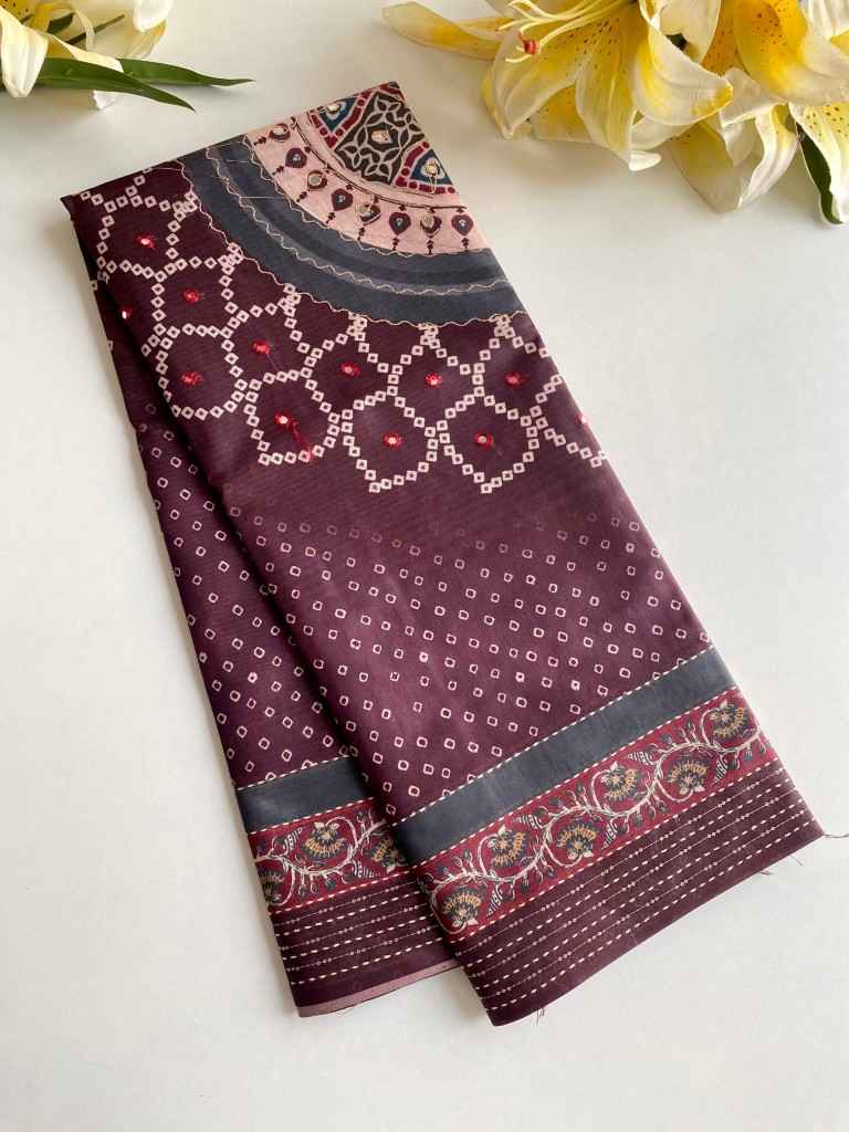 PREMIUM BLEND SILK BANDHANI PRINT SAREE AT WHOLESALE PRICE