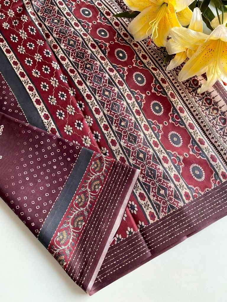 PREMIUM BLEND SILK BANDHANI PRINT SAREE AT WHOLESALE PRICE